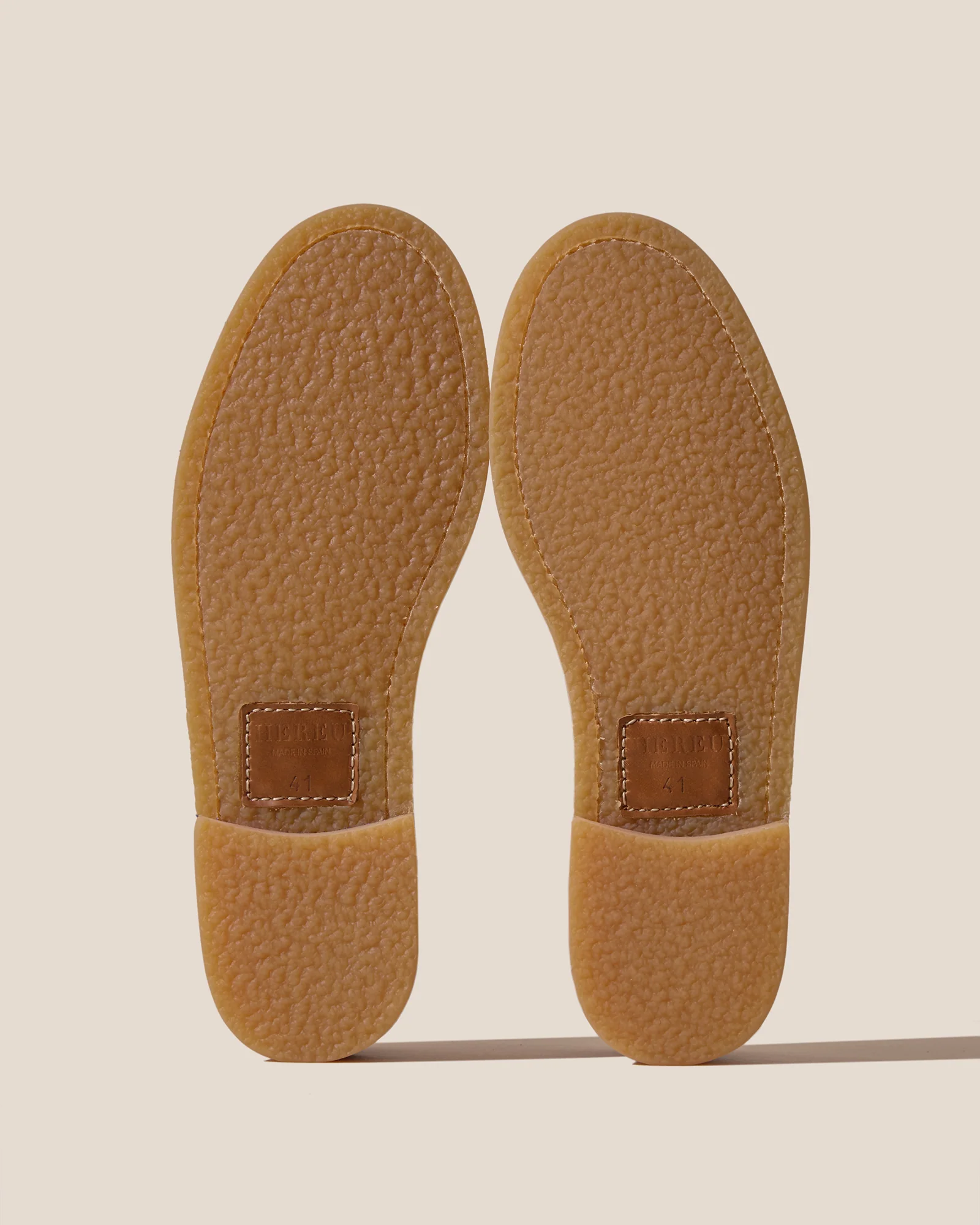 NOMBELA RUBBER VEG TAN - Men's Interwoven Detail Slip-On Loafer - Image 4